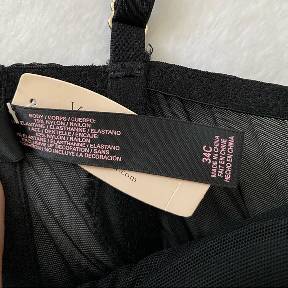 Victoria’s Secret Corset NWT 34C Black - Picture 4 of 6